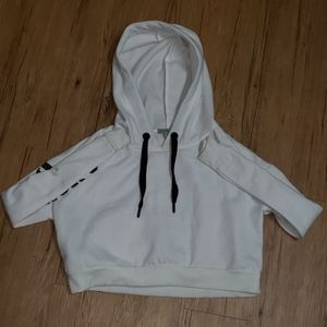 ♡ Charlotte Russe Hooded Crop Top ♡